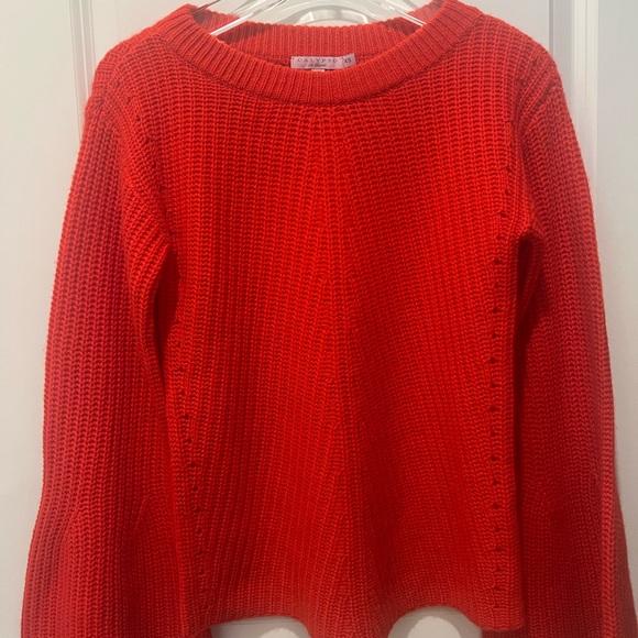 NWT Calypso St Barth XS Red Cashmere Paltina Sweater - Picture 2 of 7